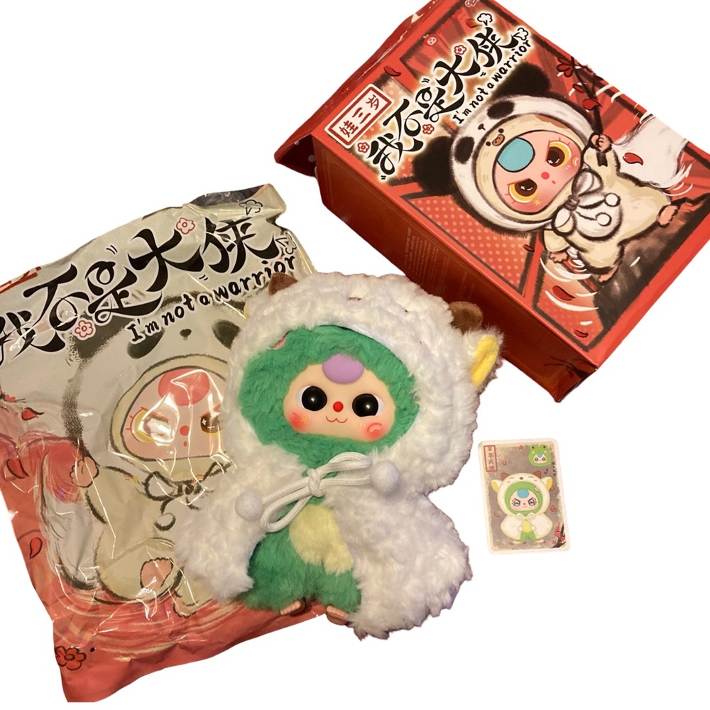 Official Baby Three I’m Not a Warrior Blind Box Confirmed Sheep Warrior (Frog).
